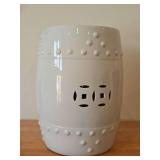 Ceramic Garden Stool / Chinese style / 18 1/2"