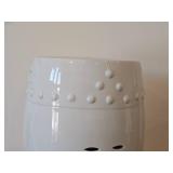 Ceramic Garden Stool / Chinese style / 18 1/2"