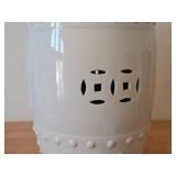 Ceramic Garden Stool / Chinese style / 18 1/2"