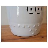 Ceramic Garden Stool / Chinese style / 18 1/2"