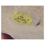 Lot of (2) Fishermen In Boats theme Handpainted Resin Figurines (Norway)