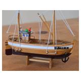 Fishing Boat theme Wooden Miniature Collectible