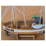 Fishing Boat theme Wooden Miniature Collectible