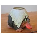 Troll theme Handcarved Wooden Figurine by Henning (Norway)