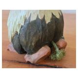 Troll theme Handcarved Wooden Figurine by Henning (Norway)