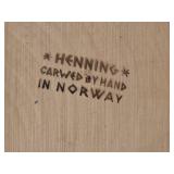 Troll theme Authentic Handpainted / Handcarved Wooden Figurine by Henning Engelsen (Norway)