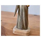 Vintage Hand-carved Wooden Figurines Set of 3 - Folk Art by Norsk Husflid Engros (Norway)