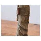 Vintage Hand-carved Wooden Figurines Set of 3 - Folk Art by Norsk Husflid Engros (Norway)