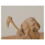 Vintage A.E. Hand-carved Wooden Signed Figurine (Norway)