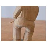 Vintage A.E. Hand-carved Wooden Signed Figurine (Norway)