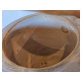 Vintage Lion with Crown theme Carved Wood Hand Washing Vessel / Medieval Aquamanile style