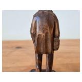 Vintage Old Man theme by Paul E. Caron Authentic Wood Folk Art Sculpture (1960