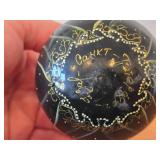 Vintage Handpainted Russian Matryoshka Roly-Poly Musical Wobbling Doll