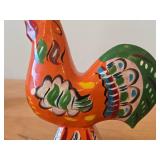 Vintage Swedish Dala Rooster theme Handpainted Figurine by Nils Olsson
