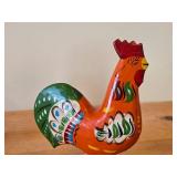Vintage Swedish Dala Rooster theme Handpainted Figurine by Nils Olsson