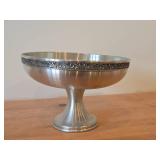 Vintage Pewter Bowl (Norway) 6 1/2" x 10"