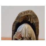 Vintage Norwegian Dovregubben Mountain King Troll theme Authentic Handcrafted Hand carved Wooden Sculpture by Henning Engelson (Norway)