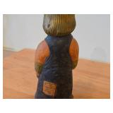 Vintage Troll theme by Anton Sveen Hand Carved Birch Wood Figurine (Norway)