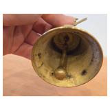 Vintage Witch Riding a Broomstick theme Brass Bell