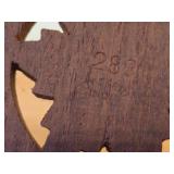 Hand Carved Rosewood Trivet (India) #283