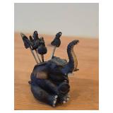 Miniature Elephant theme Fondue Skewers with Elephant theme Holder