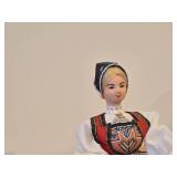 Vintage Norwegian Hardanger theme Doll