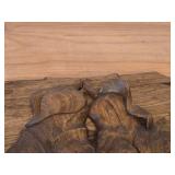 Hand Carved Wood Portrait