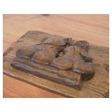 Hand Carved Wood Portrait