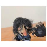 Scandinavian Troll Pouring Tea theme Figurine by Paul Bonner© Bebe® (Norway)