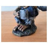 Scandinavian Troll Pouring Tea theme Figurine by Paul Bonner© Bebe® (Norway)