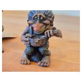 Lot of (3) Scandinavian Troll theme Figurines by Paul Bonner© Bebe® (Norway)