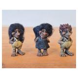 Lot of (3) Scandinavian Troll theme Figurines by Paul Bonner© Bebe® (Norway)