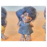 Lot of (3) Scandinavian Troll theme Figurines by Paul Bonner© Bebe® (Norway)