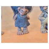 Lot of (3) Scandinavian Troll theme Figurines by Paul Bonner© Bebe® (Norway)