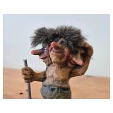Vintage 3-Headed Troll theme Handmade Figurine by NyForm (Norway) #150