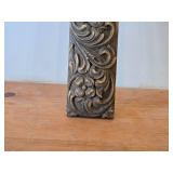 Vintage Hand Carved Wooden Mangle Board (Norwegian Tool for Pressing Linen)