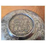 Vintage American Pewter Porringer