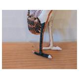 Crowned Crane Brooch - Hand Embroidered