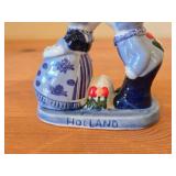 Vintage Holland Boy and Girl Kissing theme Ceramic Figurine