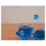 Lot of (5) Goethe Hand Blown Glass Swan Barometer / Weather Glass