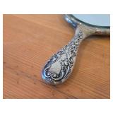 Vintage Sterling Silver Hand Mirror (Late 19th/Early 20th Century)