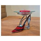 Lot of (2) High Heel Shoe theme Tea Light Candleholders