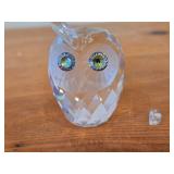 Vintage Owl theme Swarovski Crystal Figurine