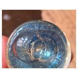 Vintage Blue Bird theme Art Glass Figurine