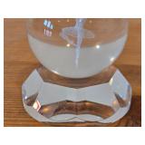 Crystal Ball with 3D Engraved Ballerina on a Crystal Stand