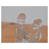 Vintage Swedish Glass Sculpture / Modern Folk style