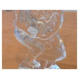 Vintage Swedish Glass Sculpture / Modern Folk style