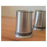 Lot of (4) Vintage Pewter Tankard / Beer Mug by Helle Tinn (Norway)