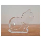 Cat theme Crystal Figurine by Orrefors (Sweden)