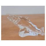 Lot of (3) Fish theme Crystal Figurines by Hadeland (Norway)
